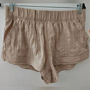 NWT‎ Free People Movement Let's Go Out shorts khaki size medium